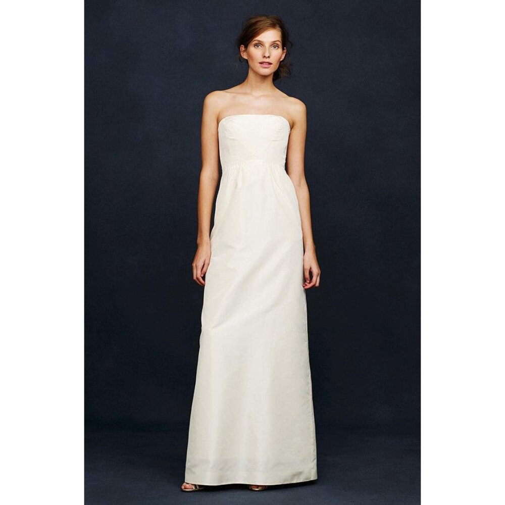 J. Crew Clarice Wedding Gown Size 0 NEW
